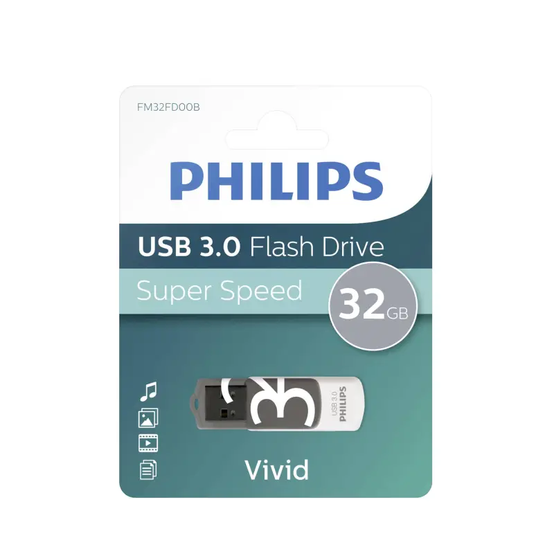 Philips USB 3.0             32GB Vivid Edition Shadow Grey