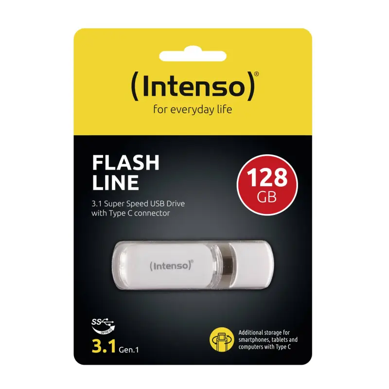 Intenso Flash Line         128GB USB Stick 3.1 Type-C