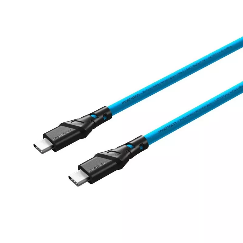 Kabel fotograficzny Mathorn MTC-510 5m 10Gbps 60W USB C-C ArcticBlue