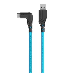 Kabel fotograficzny Mathorn MTC-201 2m 10Gbps 60W USB A-C90 ArcticBlue