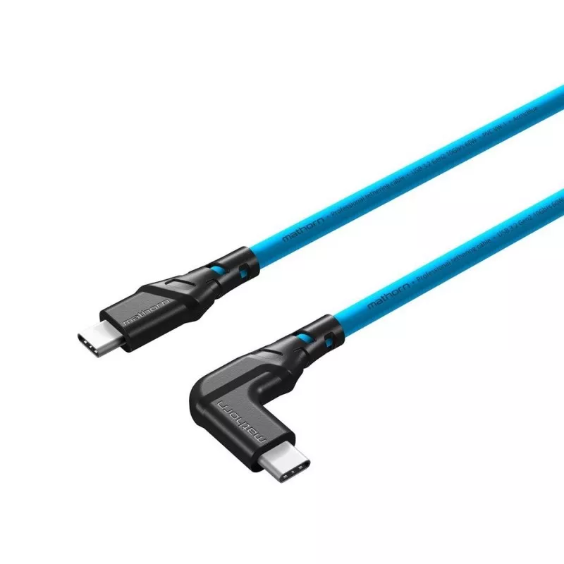 Kabel fotograficzny Mathorn MTC-211 2m 20Gbps 4K 60Hz PD100W USB C-C90 ArcticBlue