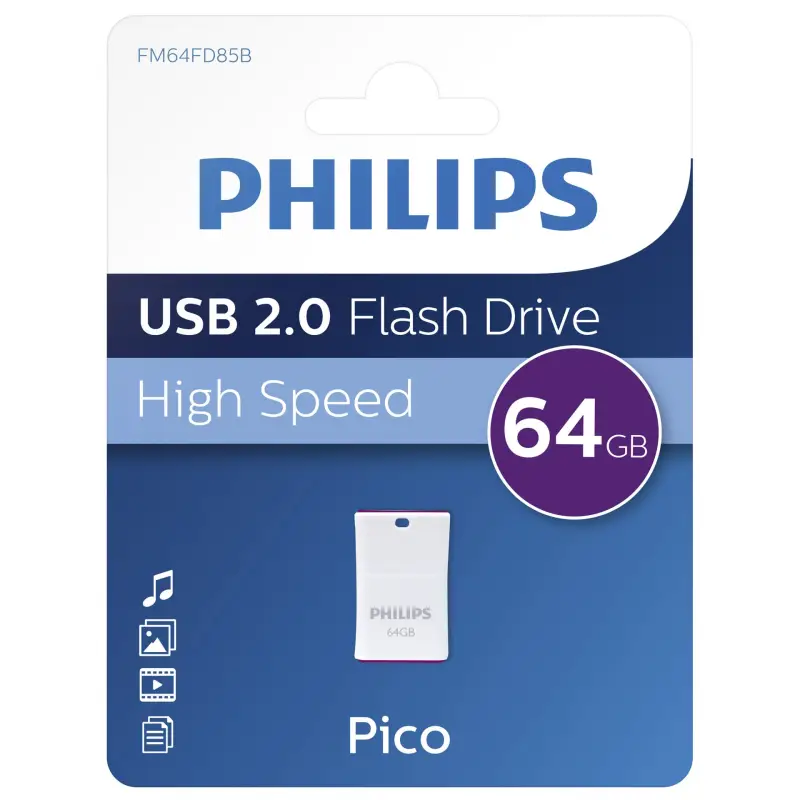 Philips USB 2.0             64GB Pico Edition Magic Purple
