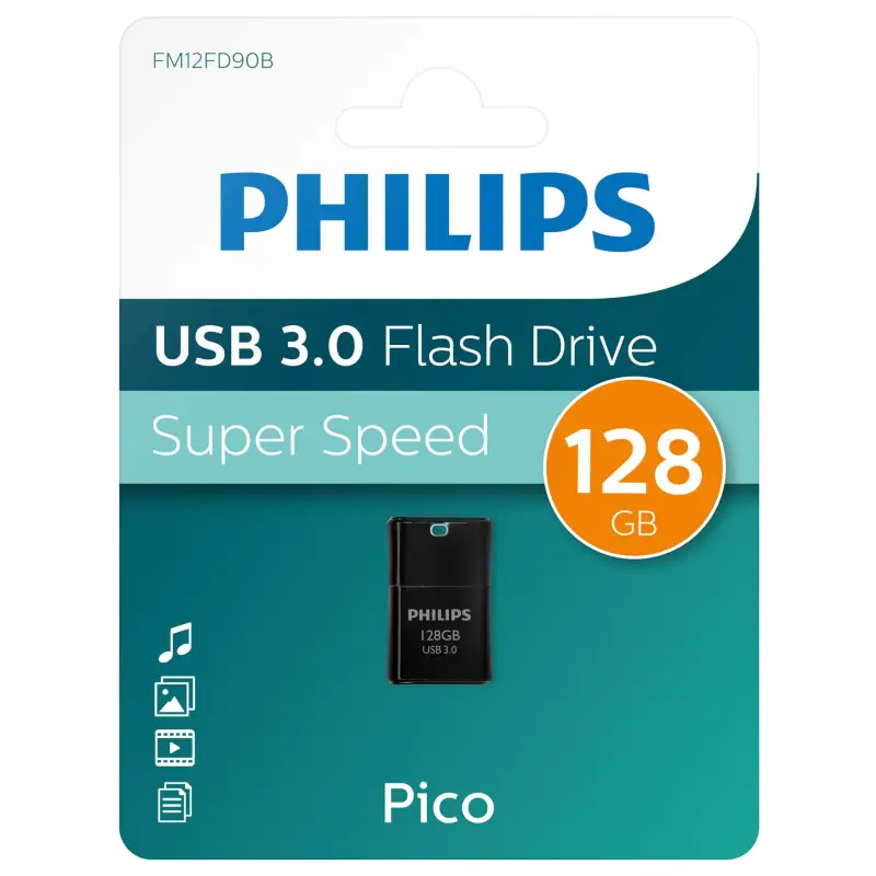 Philips USB 3.0            128GB Pico Edition Midnight Black