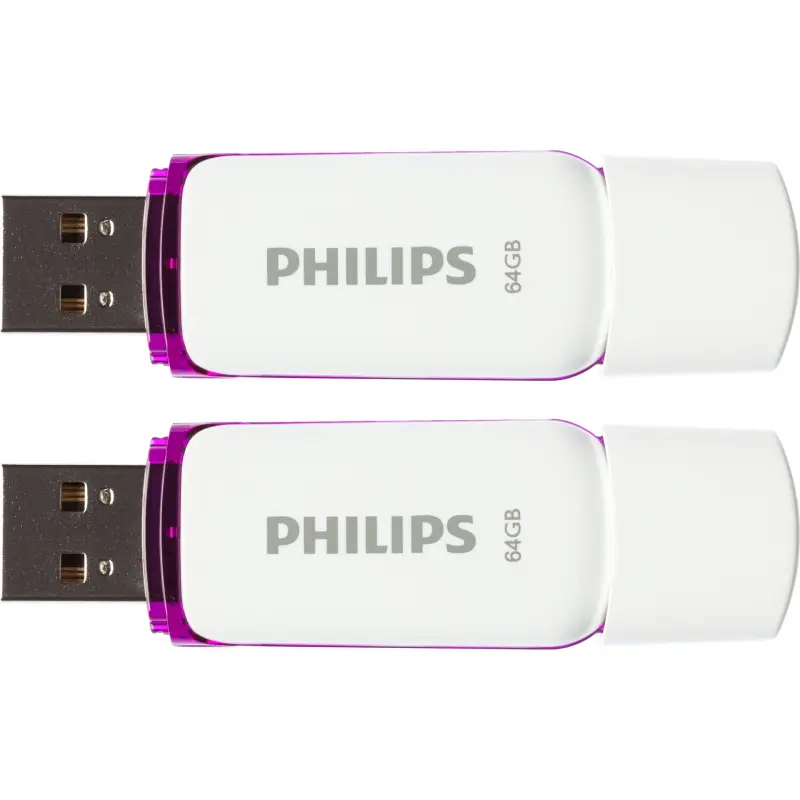 Philips USB 2.0 2-Pack      64GB Snow Edition Magic Purple