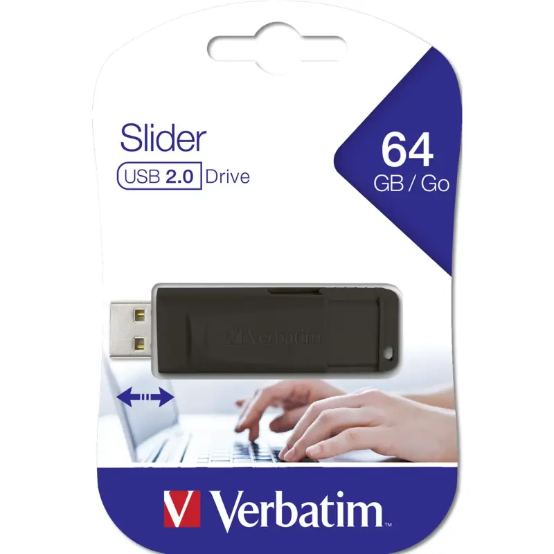 Verbatim Store n Go Slider  64GB USB 2.0