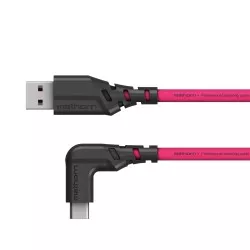 Kabel fotograficzny Mathorn MTC-501M 5m 10Gbps 60W USB A-C90 Magenta