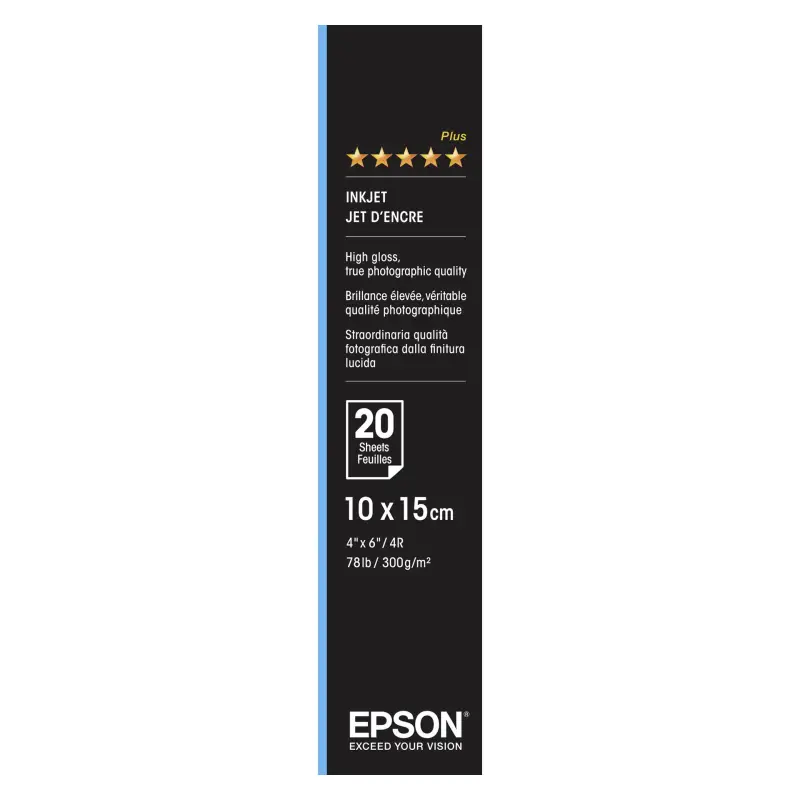 Epson Ultra Glossy Photo Paper 10x15 cm, 20 k., 300 g S 041926