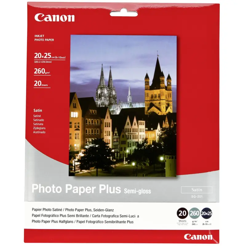 Canon SG-201 20x25 cm 8x10 20 kartek, 260 g