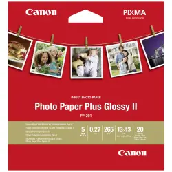 Canon PP-201 13x13 cm 20 kartek Photo Paper Plus Glossy II 265 g