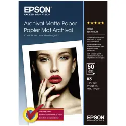 Epson Archival Matte Paper A 3, 50 kartek, 189 g   S 041344