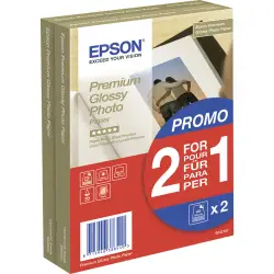 2x 40 Epson Premium Glossy Photo Paper 10x15 cm, 255 g