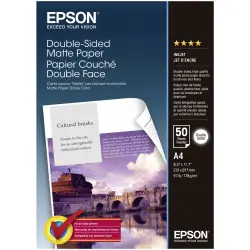 Epson Double Side Matte Paper A 4, 50 kartek, 178 g S 041569