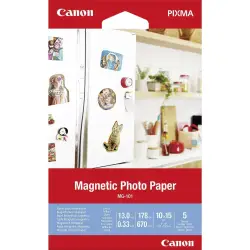 Canon MG-101 10x15 cm Magnetic Photo Paper 5 kartek