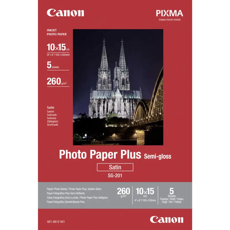 Canon SG-201 10x15 cm 4x6 5 kartek, 260 g