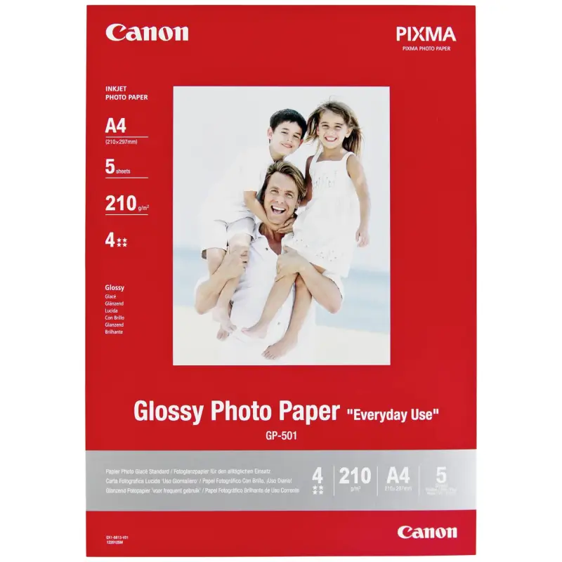 Canon GP-501 A 4, glossy 210 g, 5 kartek