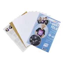 Herma T-Shirt Foil A4 f. dark + black Textiles 10 Sheets 4527