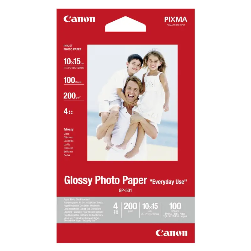 Canon GP-501 10x15, glossy 200 g, 100 kartek