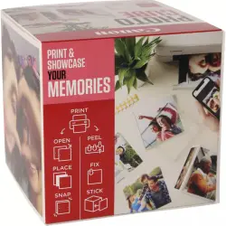 Canon PP-201 13x13 cm Photo Cube Creative Pack White Pink 40 Sh.