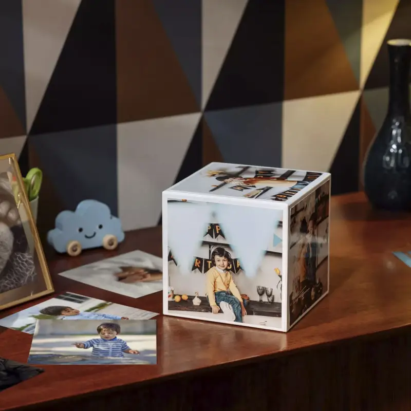 Canon PP-201 13x13 cm Photo Cube Creative Pack White Pink 40 Sh.