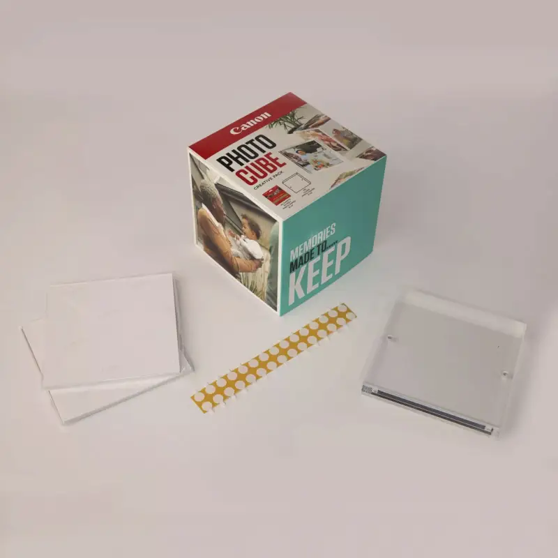 Canon PP-201 13x13 cm Photo Cube Creative Pack White Blue 40 Sh.