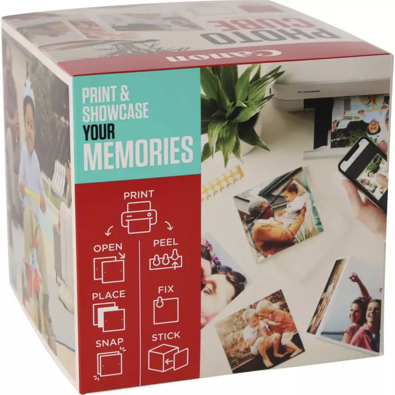 Canon PP-201 13x13 cm Photo Cube Creative Pack White Blue 40 Sh.