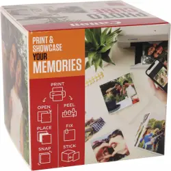 Canon PP-201 13x13 cm Photo Cube Creative Pack White Orange 40 sh