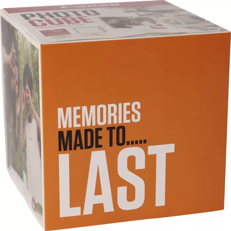 Canon PP-201 13x13 cm Photo Cube Creative Pack White Orange 40 sh