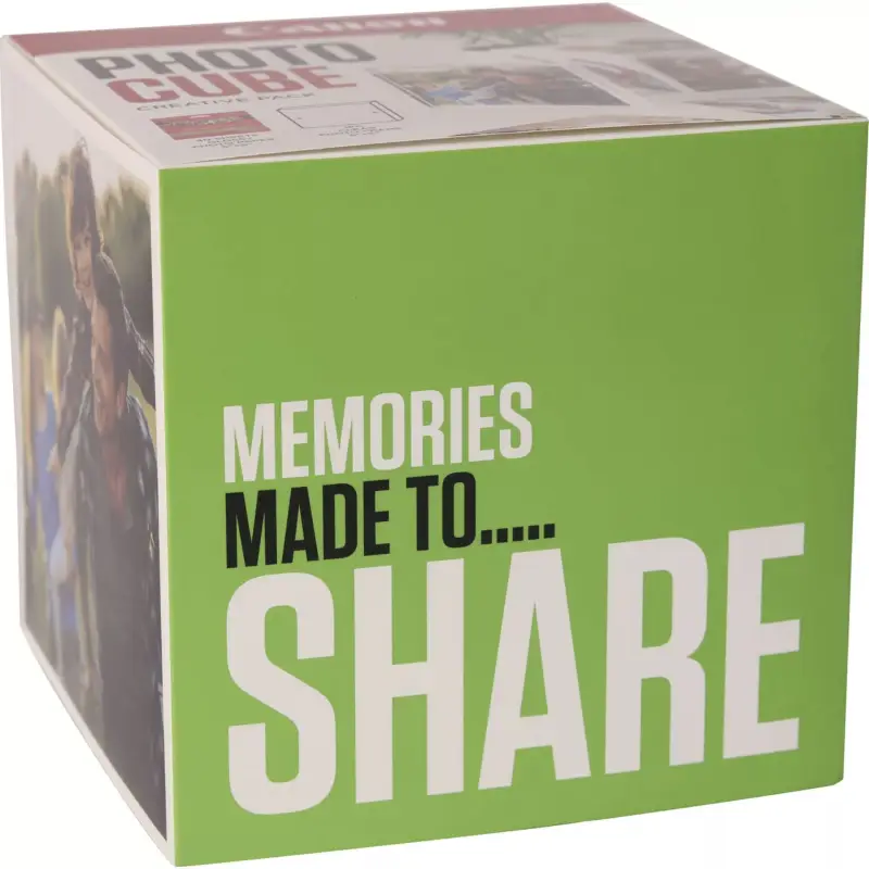 Canon PP-201 13x13 cm Photo Cube Creative Pack White Green 40 Sh.