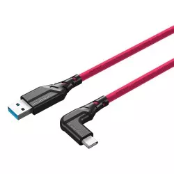 Kabel fotograficzny Mathorn MTC-201M 2m 10Gbps 60W USB A-C90 Magenta