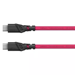 Kabel fotograficzny Mathorn MTC-210M 2m 20Gbps 4K 60Hz PD100W USB C-C Magenta