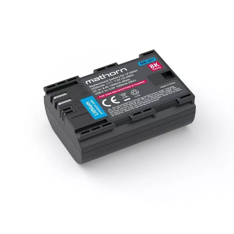 Bateria Mathorn MB-201 2250mAh USB-C zamiennik LP-E6NH