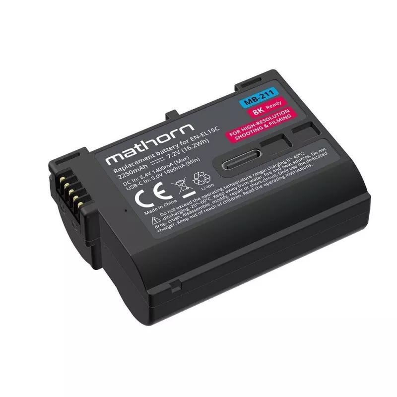 Bateria Mathorn MB-211 2250mAh USB-C zamiennik EN-EL15C