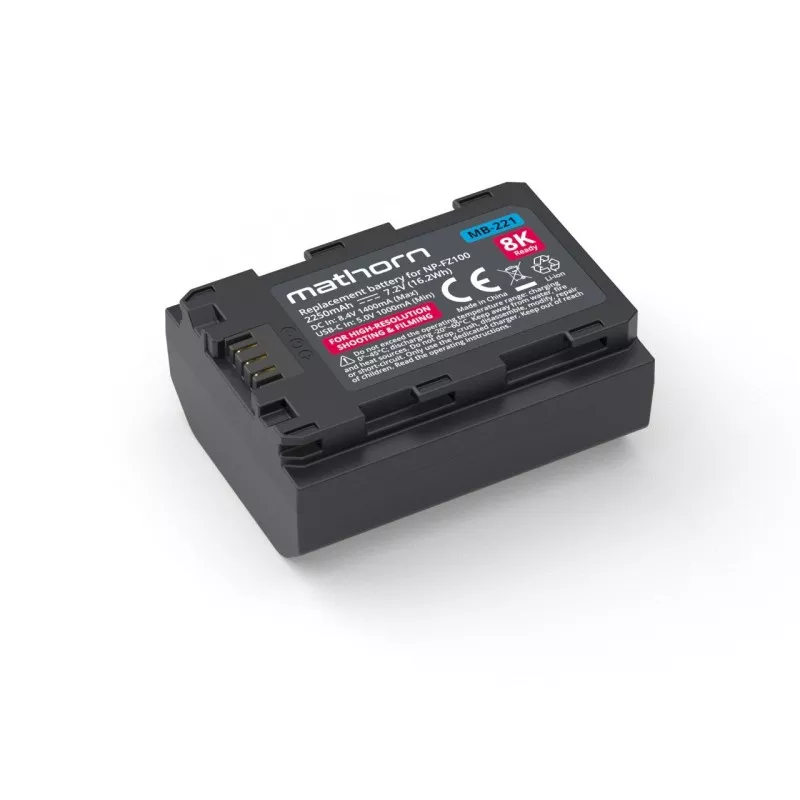 Bateria Mathorn MB-221 2250mAh USB-C zamiennik NP-FZ100