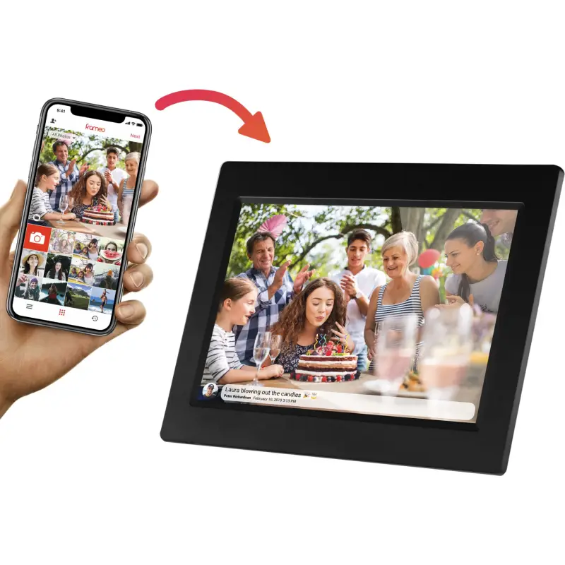 Denver Frameo PFF-1015 czarny 25,4cm (10,1 ) 16GB