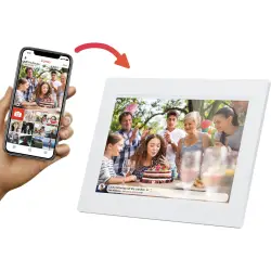 Denver Frameo PFF-1015 bialy 25,4cm (10,1 ) 16GB