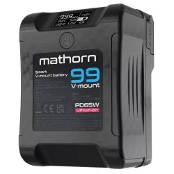 Bateria Mathorn MB-V99 6800mAh PD65W OLED USB-C 99Wh V-mount