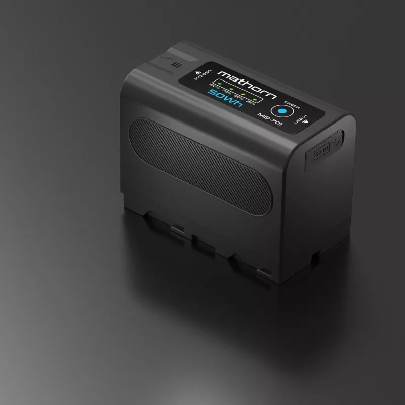 Bateria Mathorn MB-701 6700mAh 50Wh USB-C LED for NP-F770