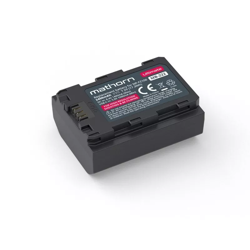 Bateria Mathorn MB-222 Ultimate 2400mAh USB-C zamiennik NP-FZ100
