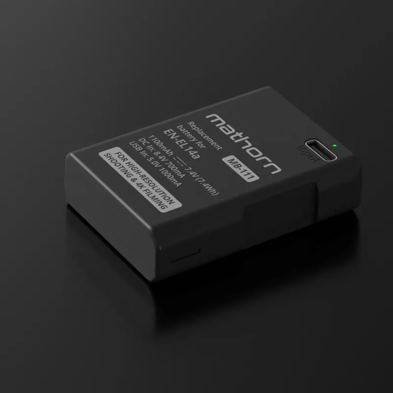 Bateria Mathorn MB-111 1100mAh USB-C zamiennik EN-EL14a