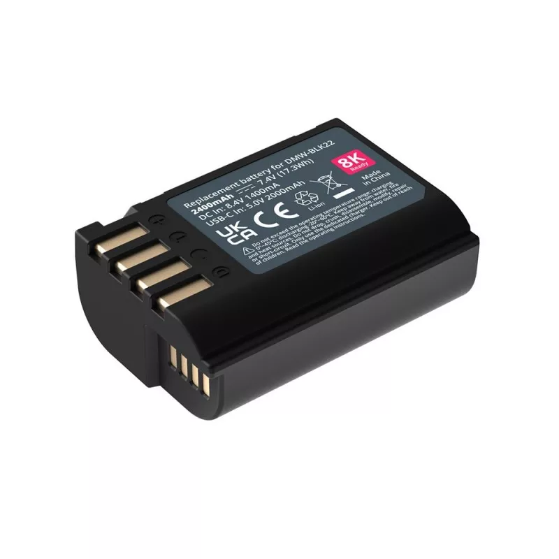 Bateria Mathorn MB-252 Ultimate 2400mAh USB-C zamiennik DMW-BLK22