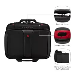 Wenger Patriot II Trolley na laptop 15,4 / 17  czarny