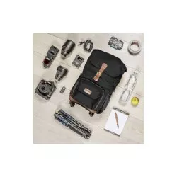 mantona Fotorucksack Luis junior czarny Retro