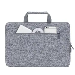 Rivacase 7913 Laptop Sleeve 13.3  with Handles light grey