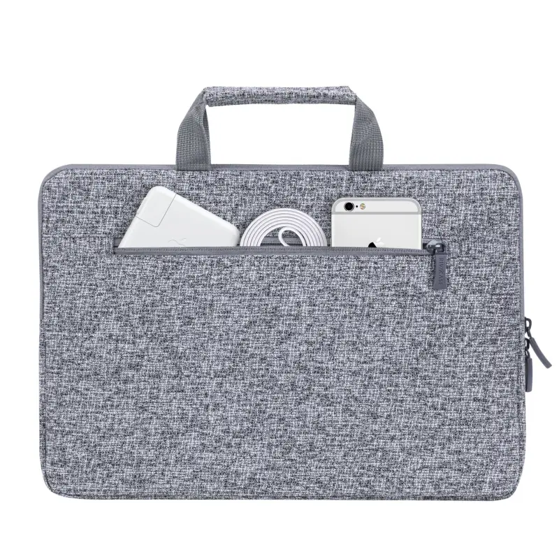 Rivacase 7913 Laptop Sleeve 13.3  with Handles light grey