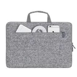 Rivacase 7915 Laptop Sleeve 15,6  with handles light grey