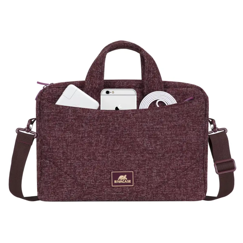 Rivacase 7921 Laptop Bag 14  burgundy red