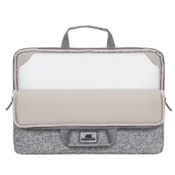 Rivacase 7915 Laptop Sleeve 15,6  with handles light grey