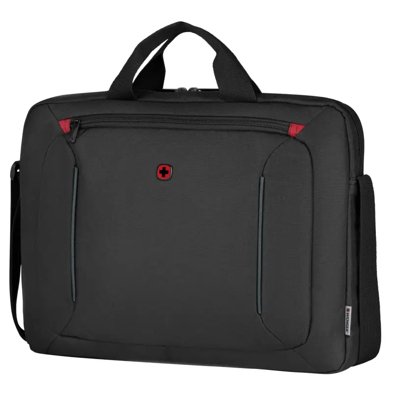 Wenger BQ 16  Laptop Slimcase Toploader torba na laptop czarny