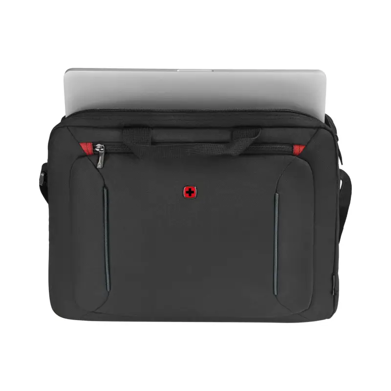 Wenger BQ 16  Laptop Slimcase Toploader torba na laptop czarny