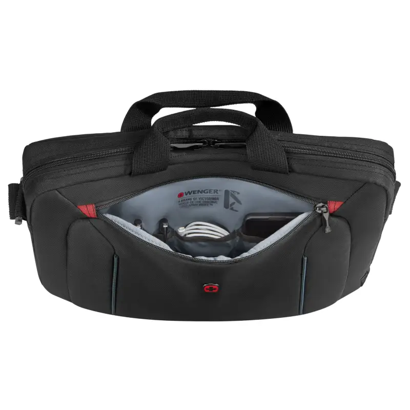 Wenger BQ 16  Laptop Slimcase Toploader torba na laptop czarny